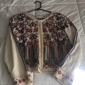 Chelsea and violet embroidered jacket size M
